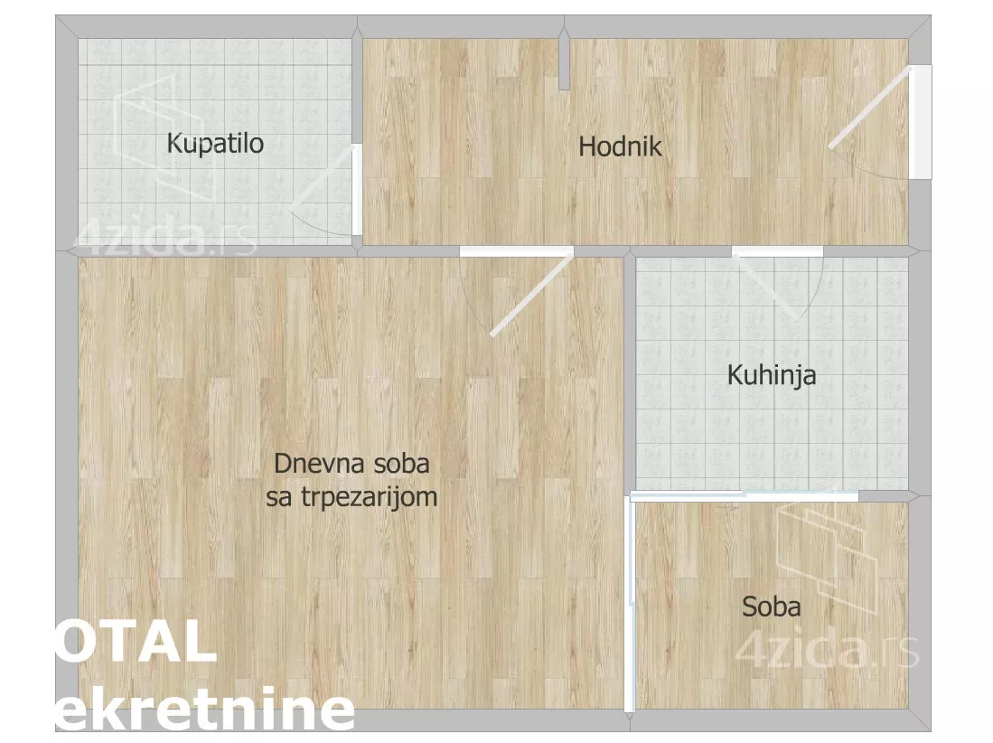 Jednoiposoban stan | 4zida