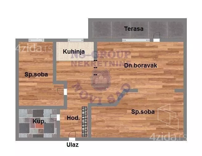 Dvosoban stan | 4zida