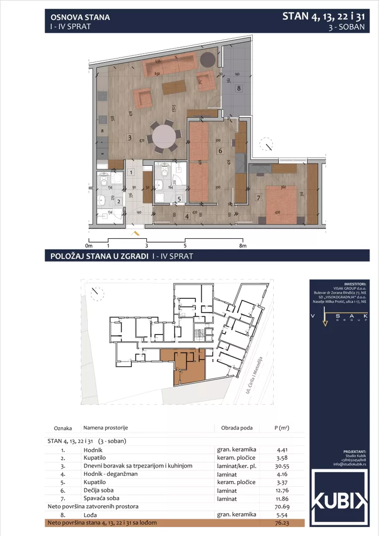 Trosoban stan | 4zida