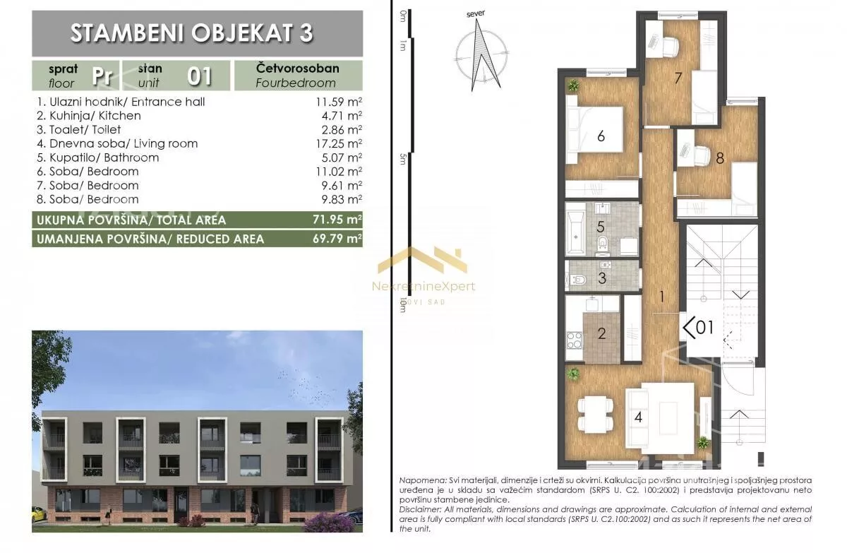Četvorosoban stan | 4zida