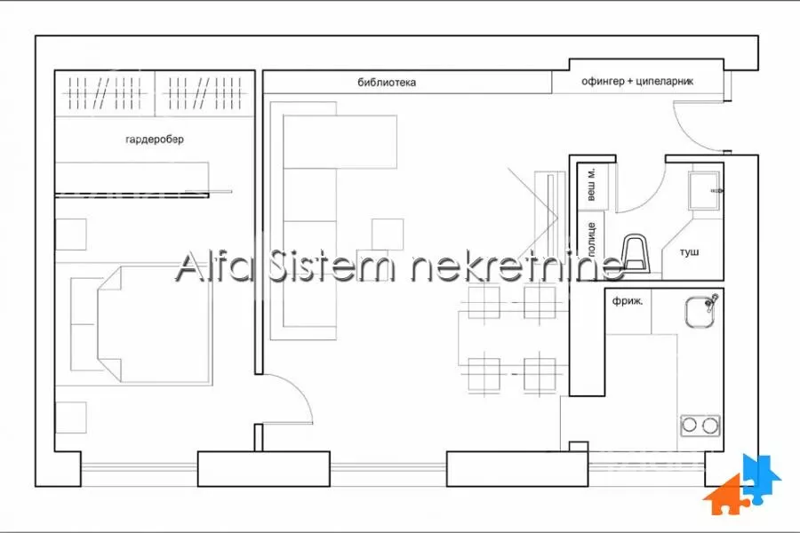 Dvosoban stan | 4zida