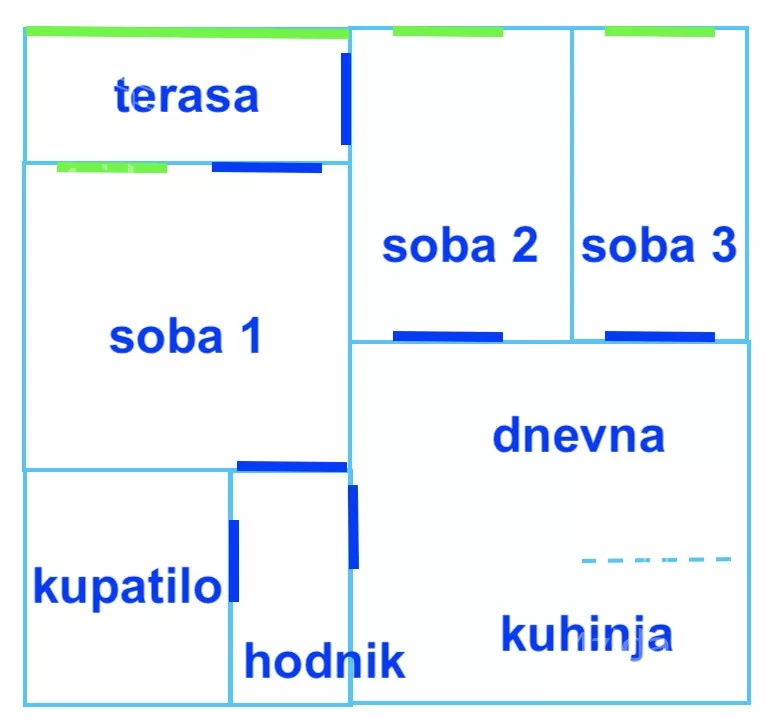 Troiposoban stan | 4zida