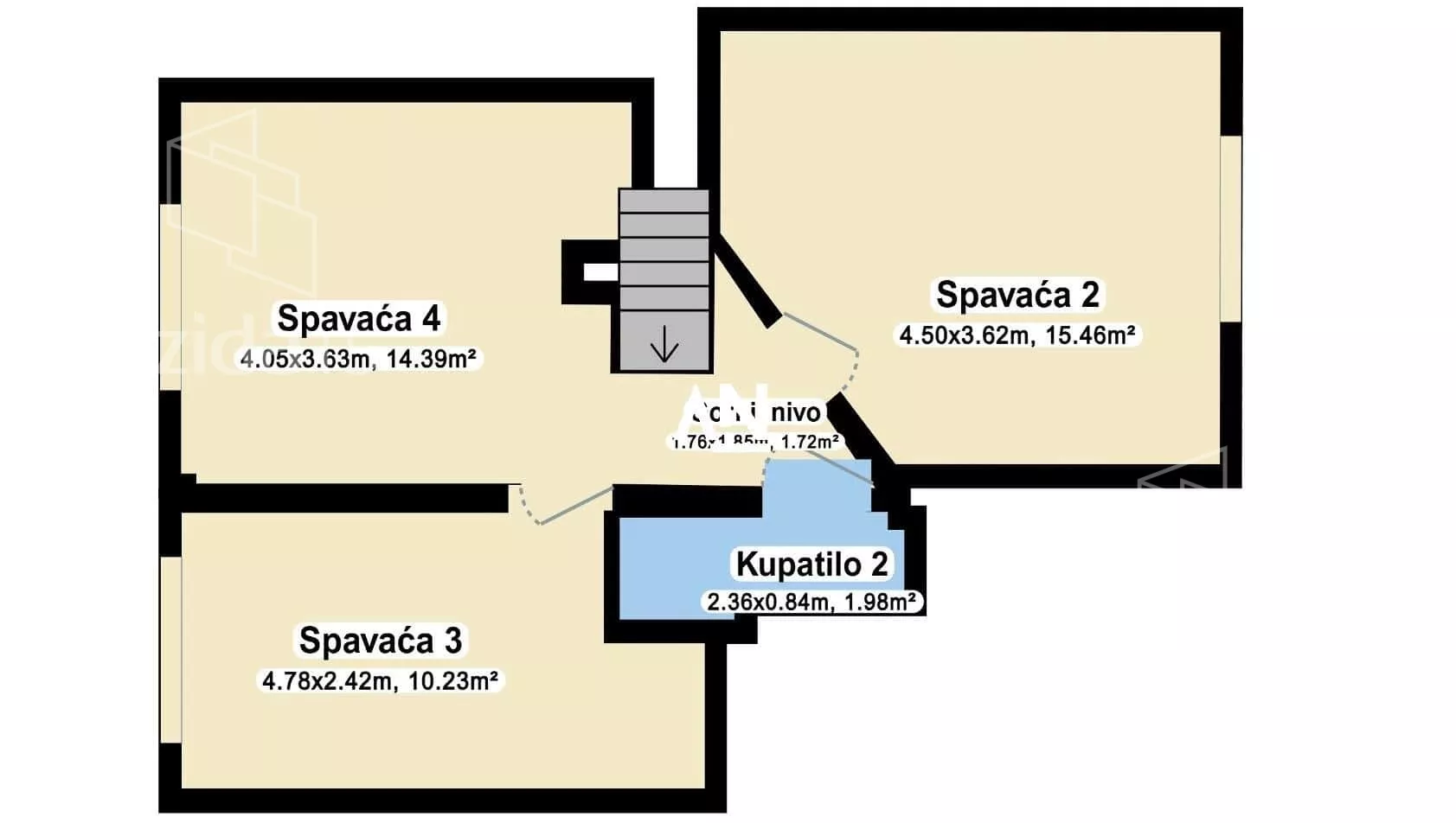 Petosoban stan | 4zida