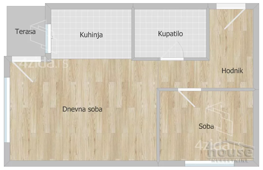 Jednoiposoban stan | 4zida