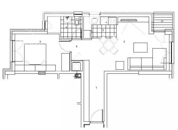 Jednoiposoban stan | 4zida