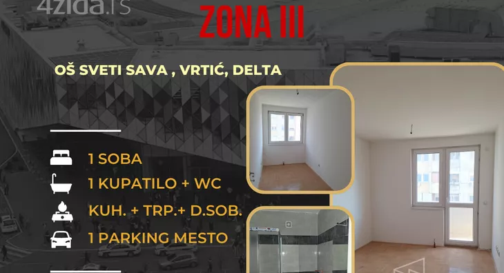 Jednoiposoban stan | 4zida