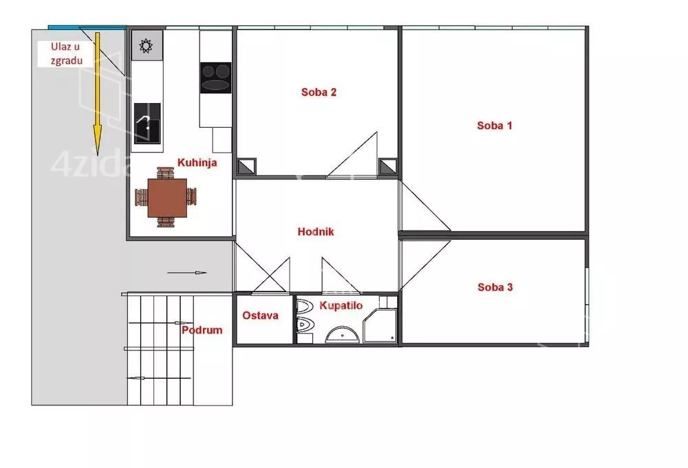 Dvoiposoban stan | 4zida