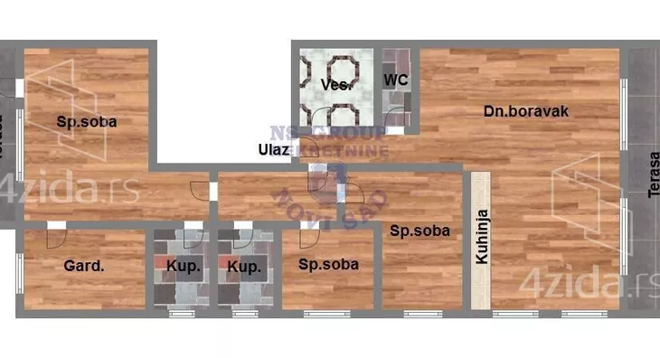 Četvorosoban stan | 4zida