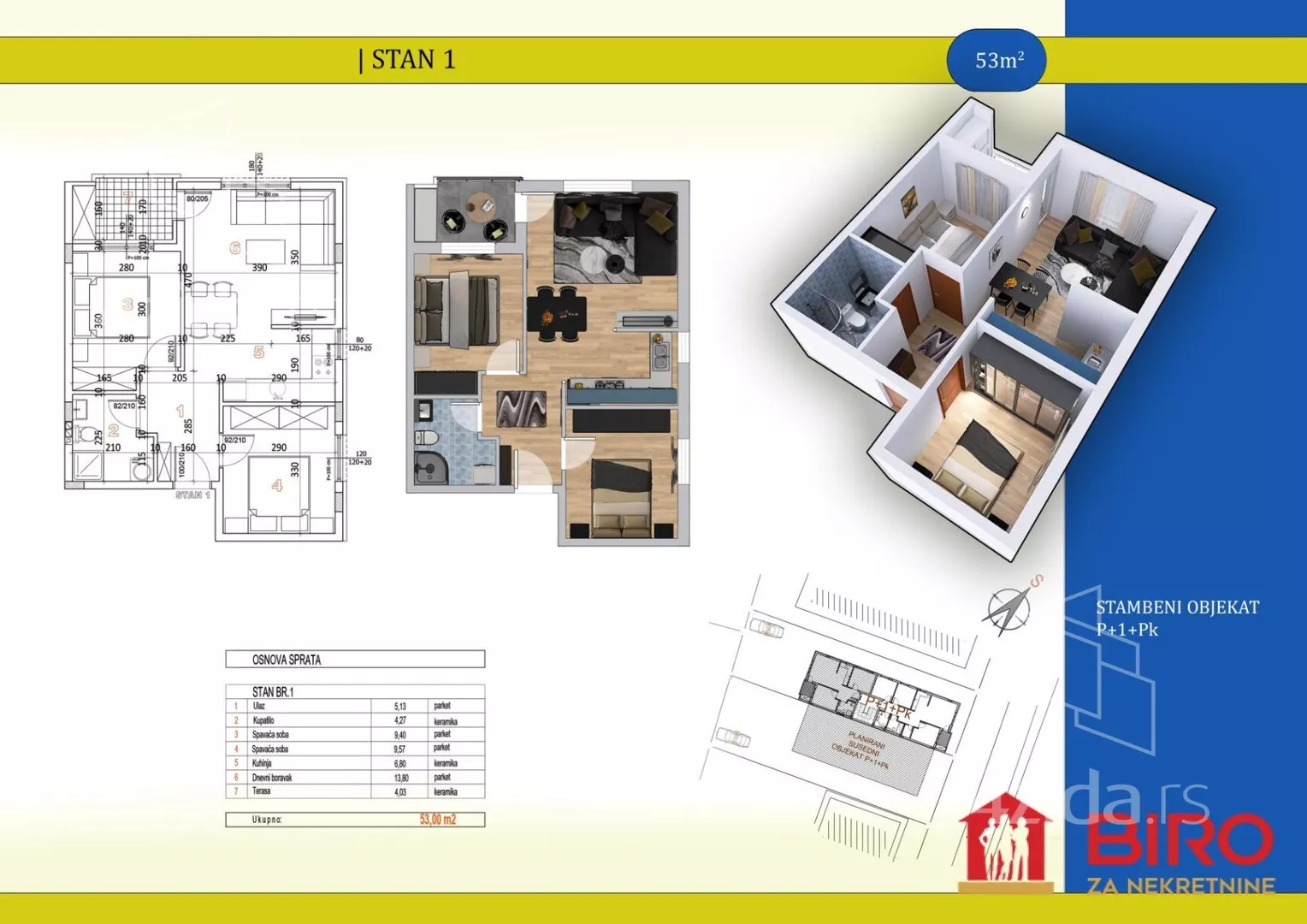 Trosoban stan | 4zida