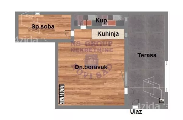 Jednoiposoban stan | 4zida