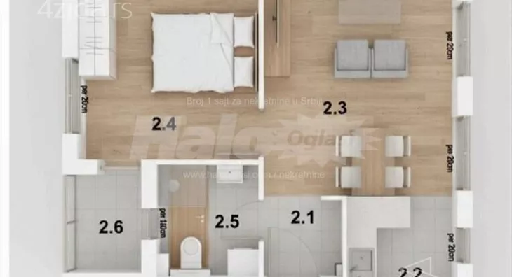 Dvoiposoban stan | 4zida