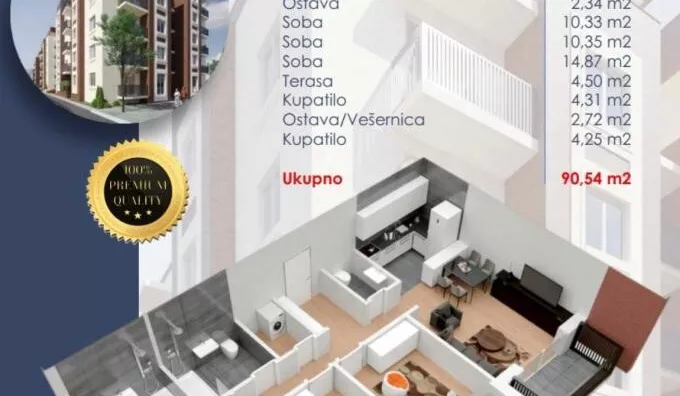 Troiposoban stan | 4zida