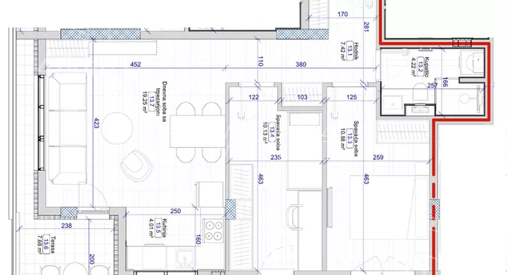 Trosoban stan | 4zida