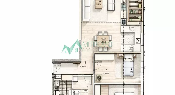 Dvoiposoban stan | 4zida