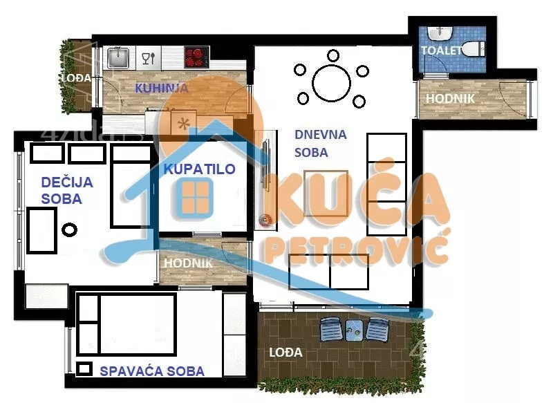 Dvoiposoban stan | 4zida