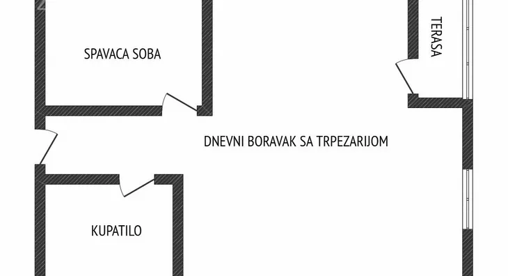 Jednoiposoban stan | 4zida