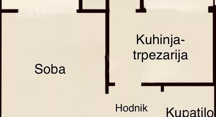 Jednosoban stan | 4zida