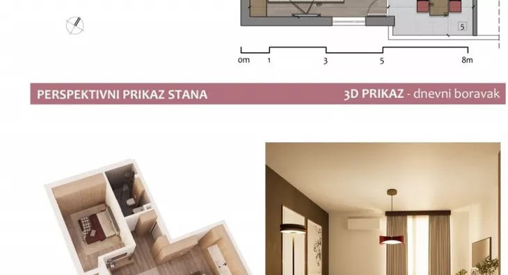 Jednoiposoban stan | 4zida