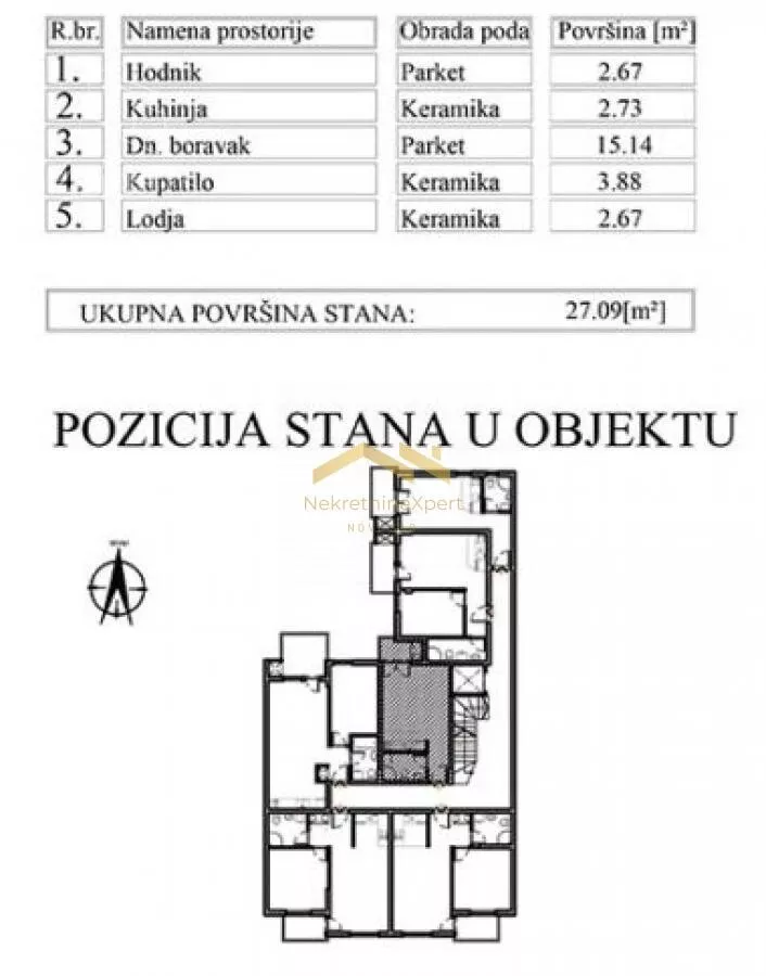 Jednosoban stan | 4zida