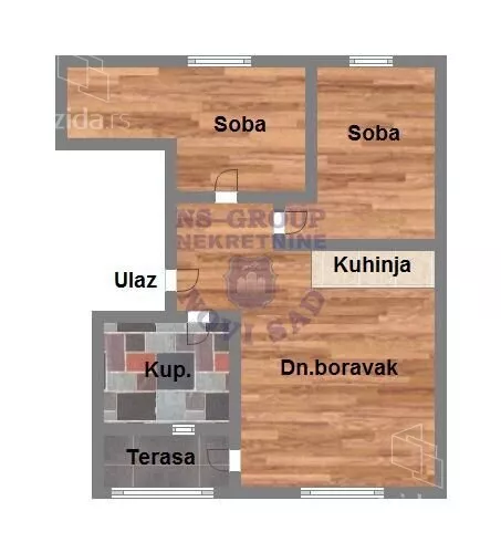 Trosoban stan | 4zida