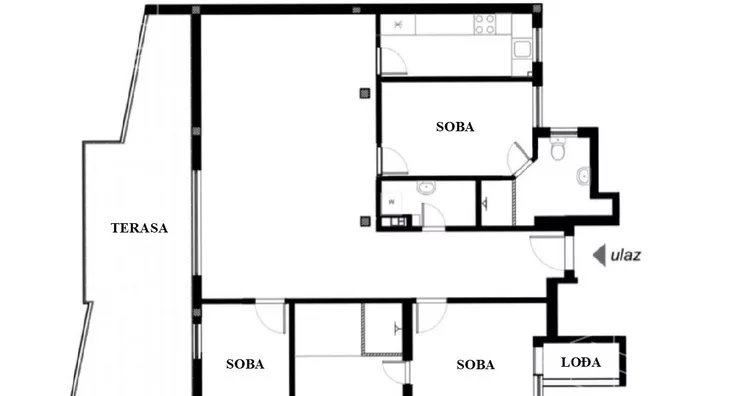 Trosoban stan | 4zida