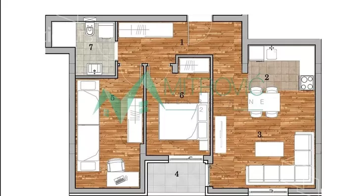 Trosoban stan | 4zida