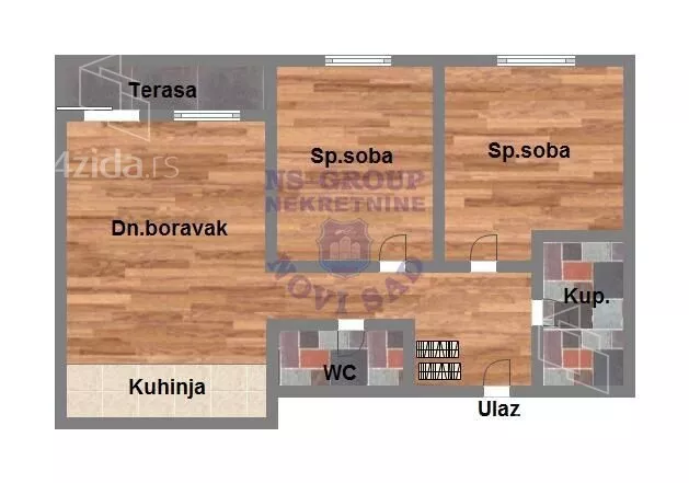 Trosoban stan | 4zida