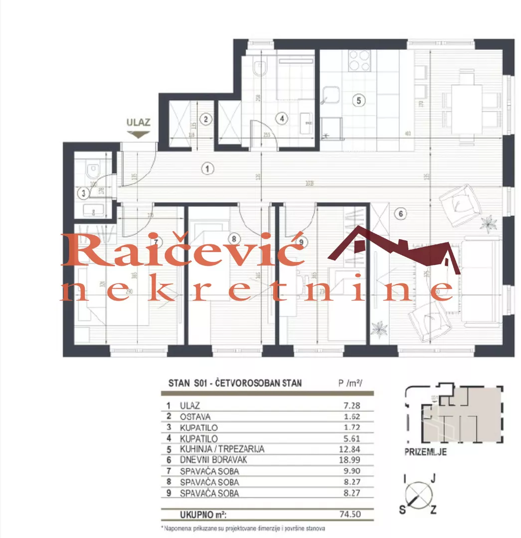 Četvorosoban stan | 4zida