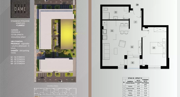 Dvosoban stan | 4zida
