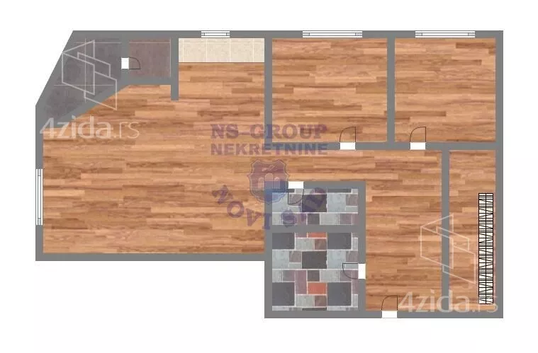 Trosoban stan | 4zida