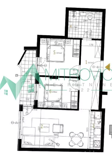 Trosoban stan | 4zida