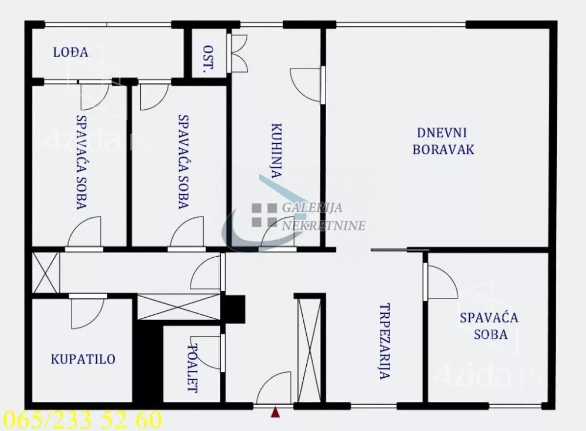 Troiposoban stan | 4zida