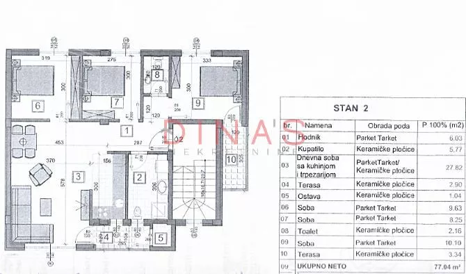 Troiposoban stan | 4zida
