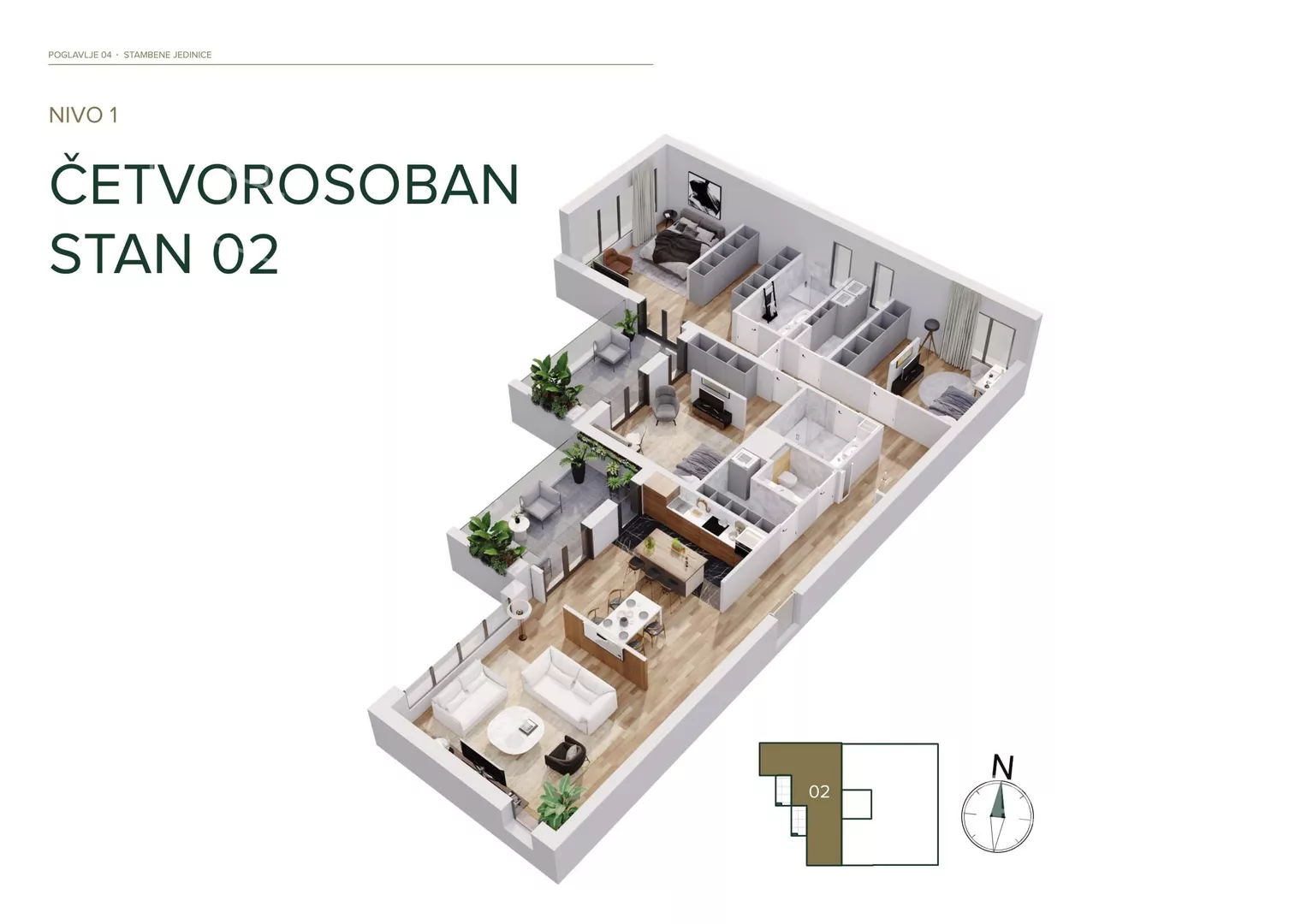 Četvorosoban stan | 4zida