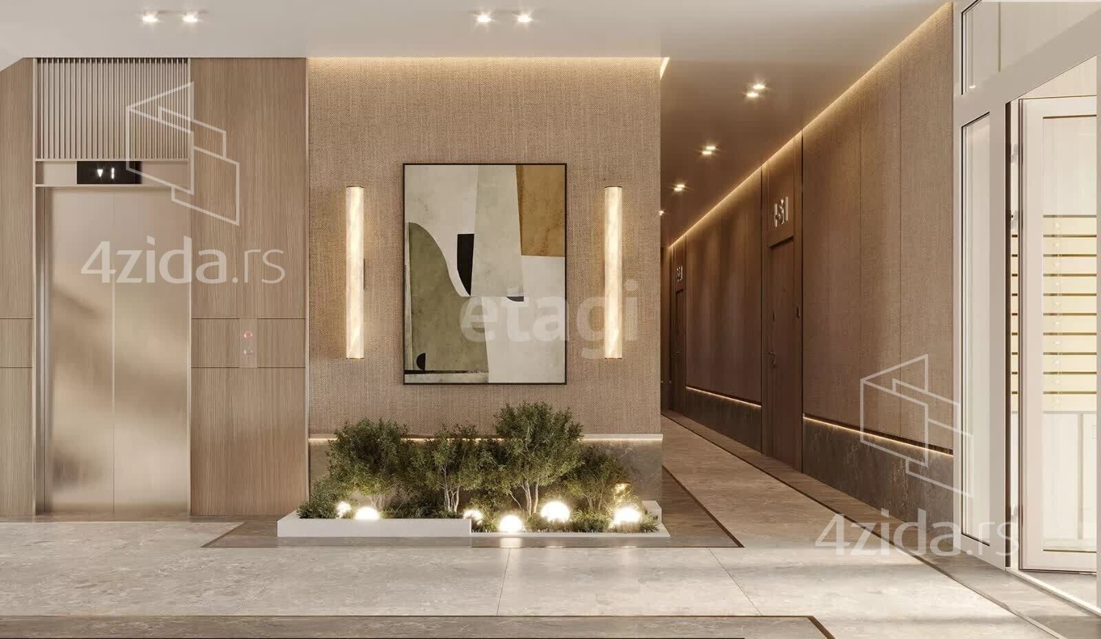 Продается однокомнатная квартира, Mite Đorđevića, 51.608€, 36m². — фото