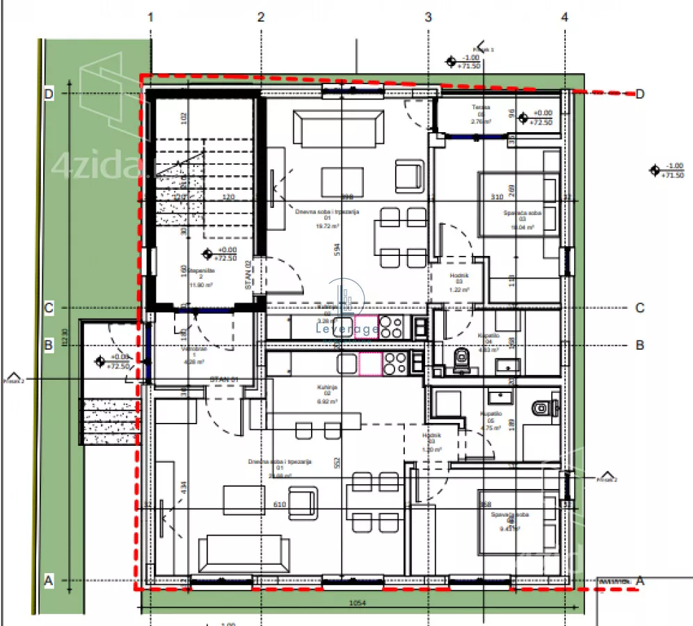 Jednoiposoban stan | 4zida