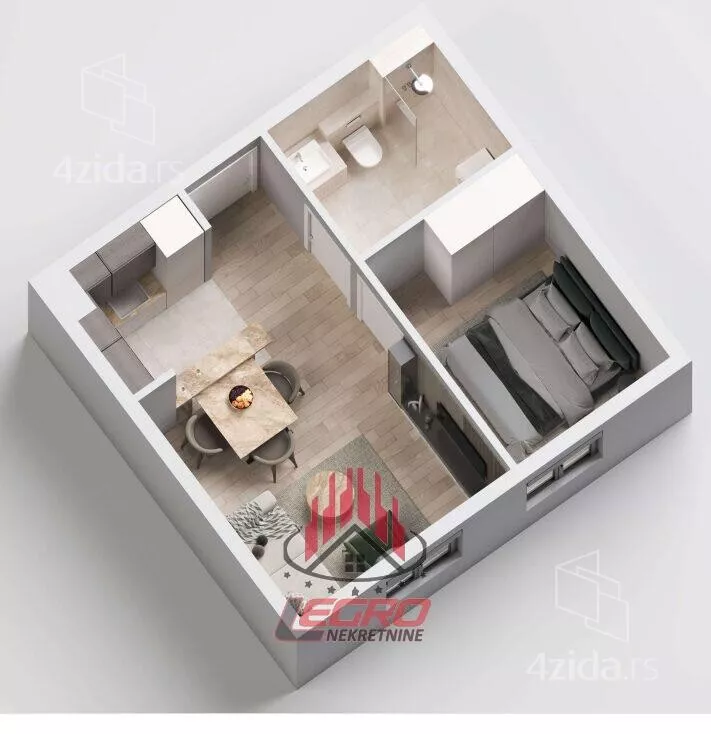 Dvoiposoban stan | 4zida