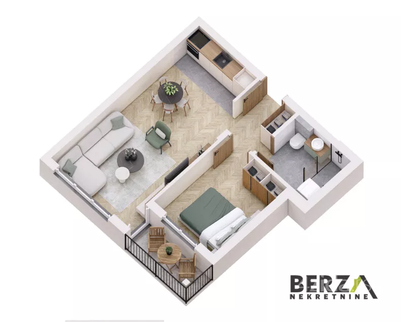 Dvosoban stan | 4zida