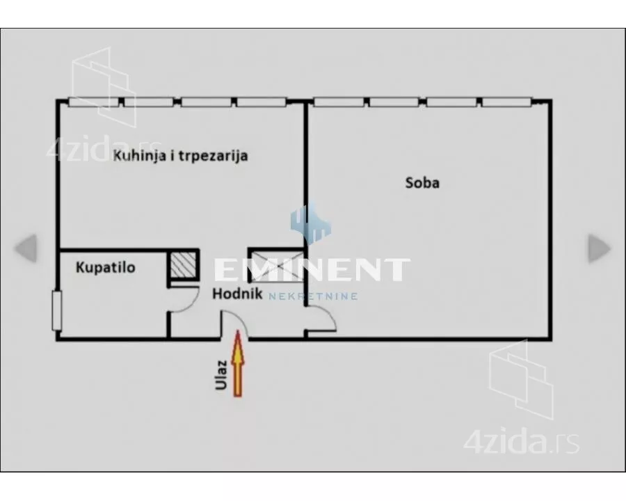 Jednoiposoban stan | 4zida