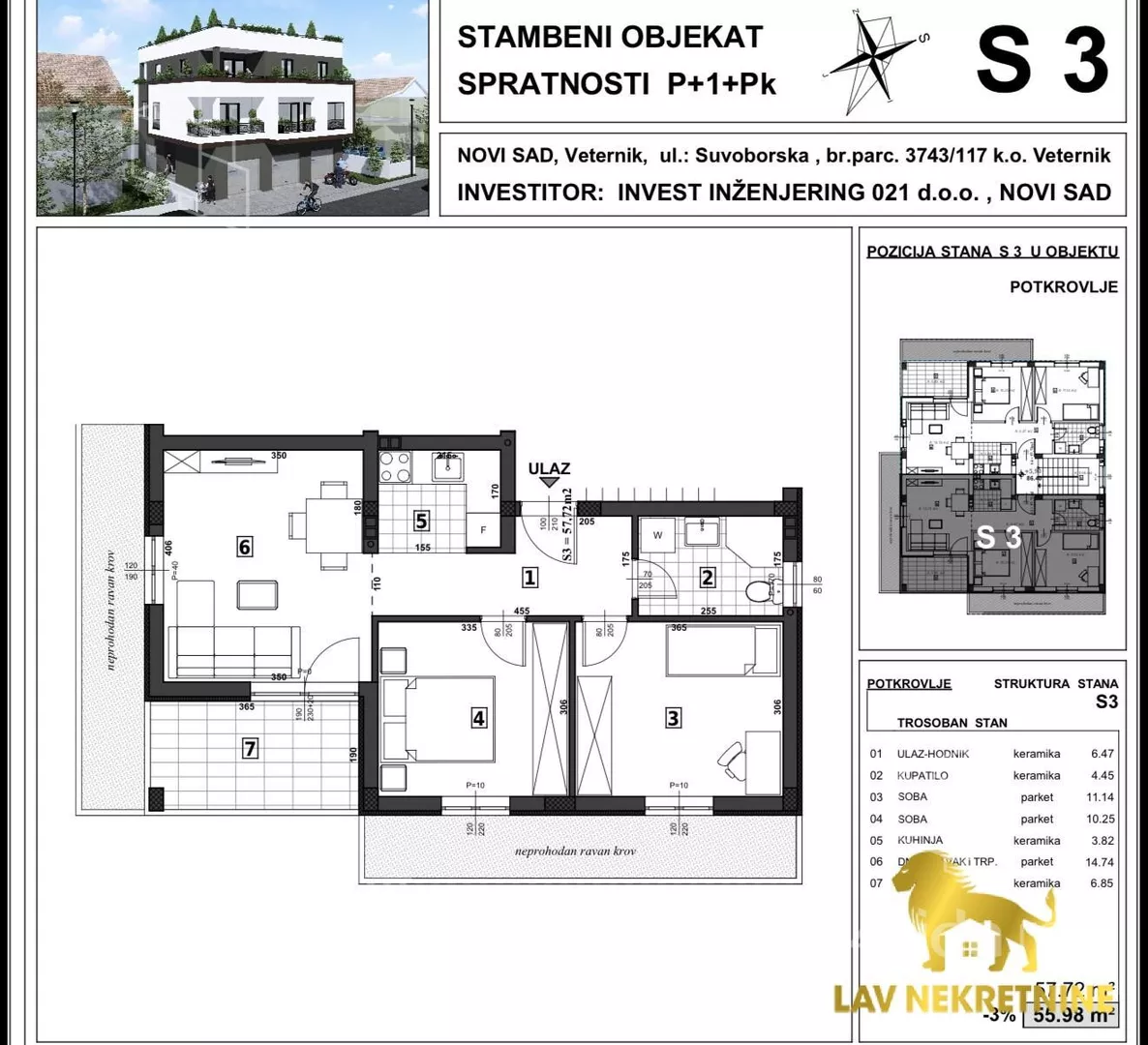 Dvoiposoban stan | 4zida