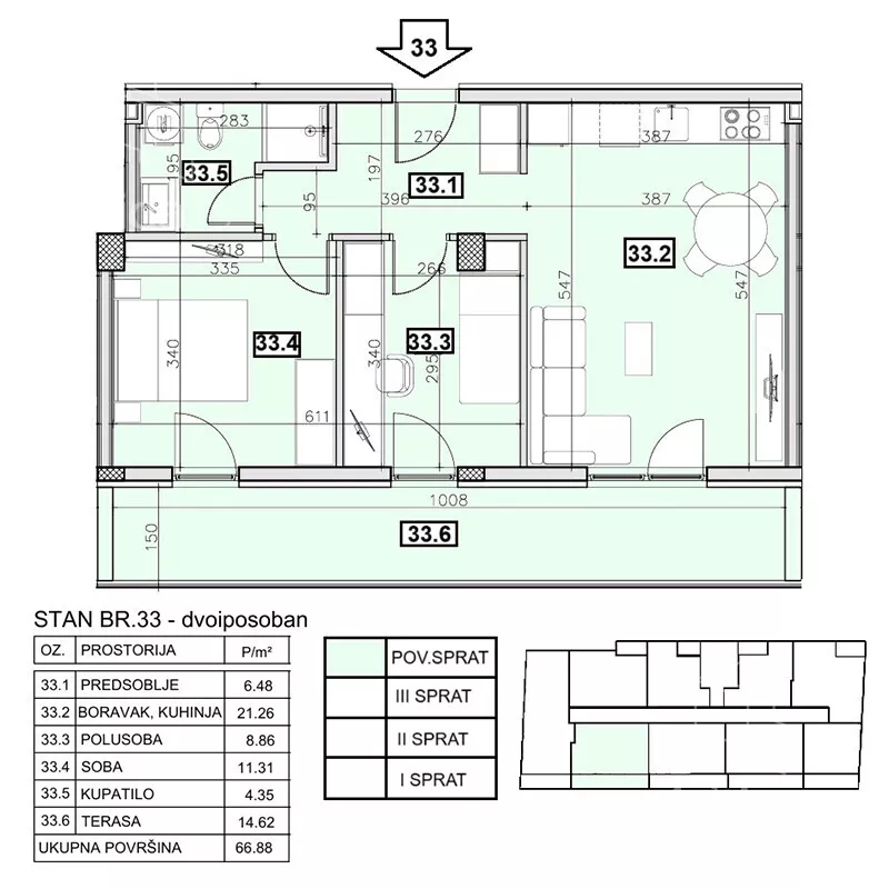 Dvoiposoban stan | 4zida