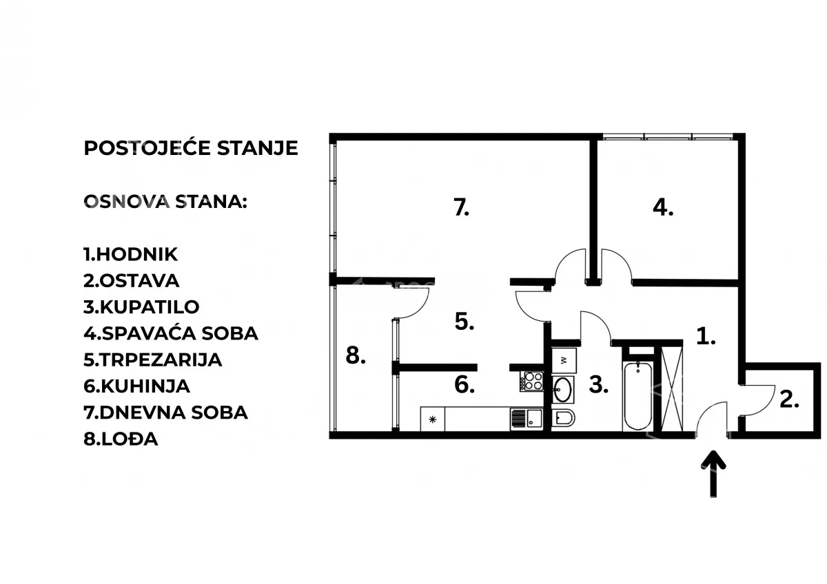 Dvosoban stan | 4zida