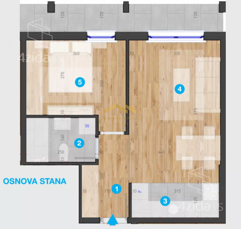 Dvosoban stan | 4zida