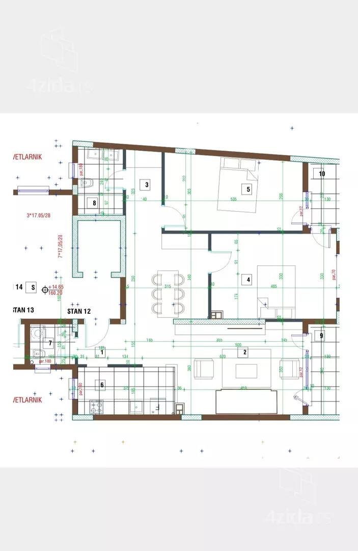 Trosoban stan | 4zida