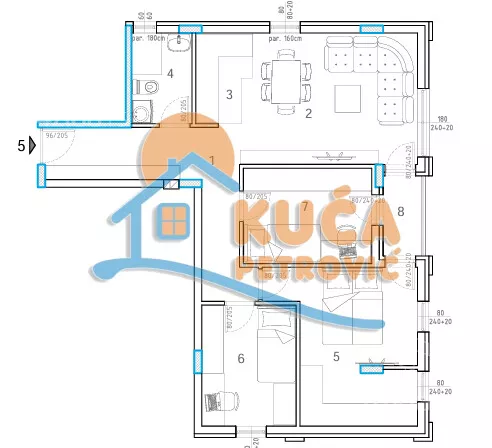 Dvoiposoban stan | 4zida