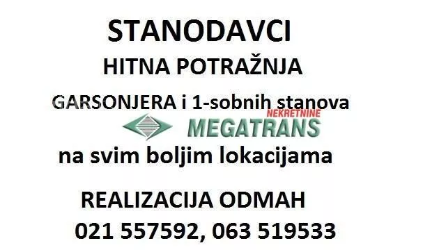 Jednosoban stan | 4zida