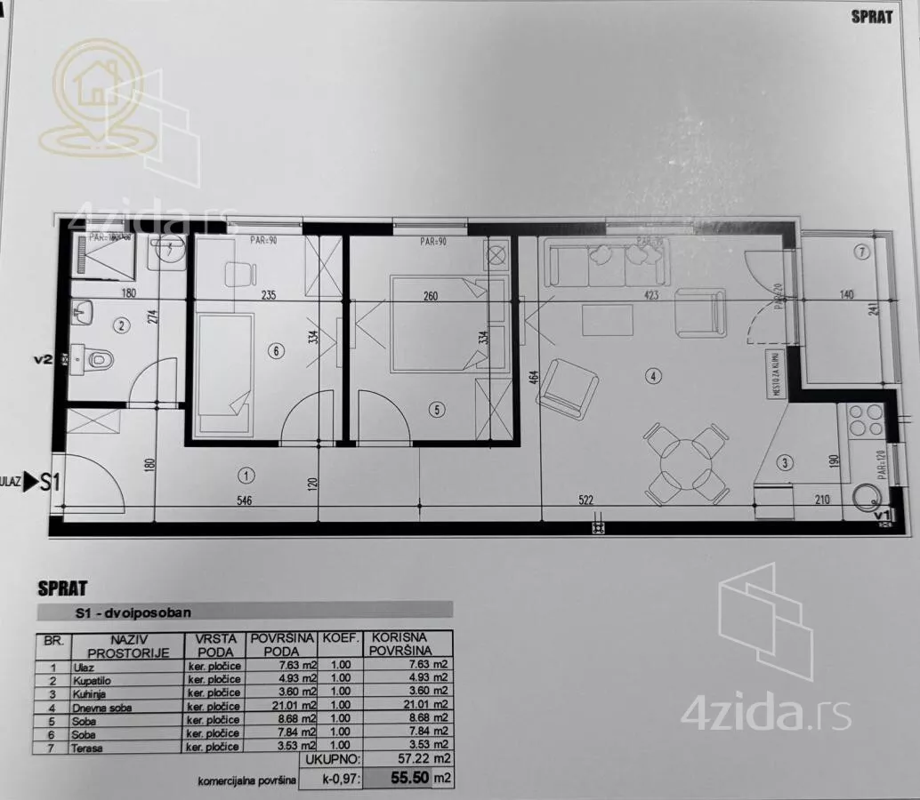 Dvoiposoban stan | 4zida