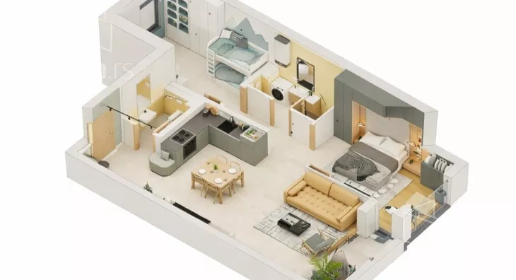 Trosoban stan | 4zida