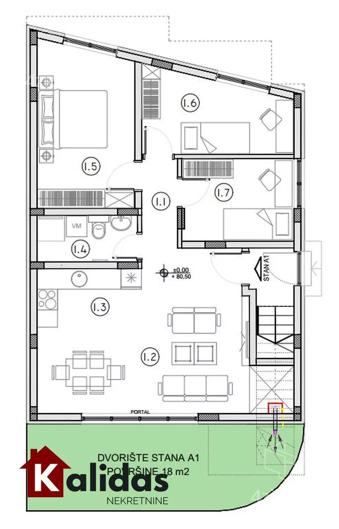 Troiposoban stan | 4zida