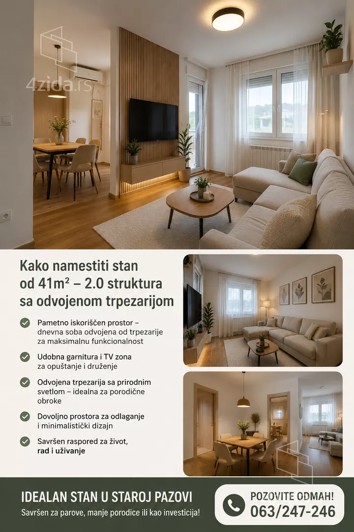 Dvosoban stan | 4zida